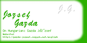 jozsef gazda business card